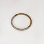 Bracelets - Single bangle in blond horn and orange lacquer size M - L INDOCHINEUR X RIVÊT