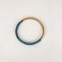 Bracelets - Single bangle in blond horn and orange lacquer size M - L INDOCHINEUR X RIVÊT
