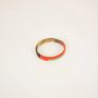 Bracelets - Thin bangle in hoof and orange-green lacquer, size S - L INDOCHINEUR X RIVÊT