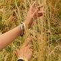 Bracelets - Bangle in hoof and orange-green lacquer, size M - L INDOCHINEUR X RIVÊT
