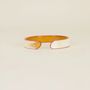 Bracelets - Bracelet in blond horn and red lacquer, size L - L INDOCHINEUR X RIVÊT