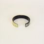 Bracelets - Thin cuff in marbled horn, size S - L INDOCHINEUR X RIVÊT