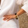 Bracelets - Thin cuff in marbled horn, size S - L INDOCHINEUR X RIVÊT