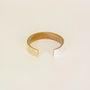 Bracelets - Thin cuff in marbled horn, size S - L INDOCHINEUR X RIVÊT