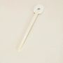 Barrettes - Oval hairpin in blond horn - L INDOCHINEUR X RIVÊT