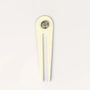 Barrettes - Oval hairpin in blond horn - L INDOCHINEUR X RIVÊT