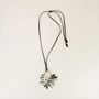 Bijoux - Pendentif grand corail en corne noire Afrincaine - L INDOCHINEUR X RIVÊT