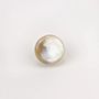 Mounting accessories - Straigt-edge hook in blond horn, size S - L INDOCHINEUR X RIVÊT