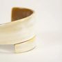 Bracelets - Bracelet corne ruban en corne blonde taille L - L INDOCHINEUR X RIVÊT