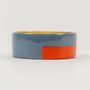Bracelets - Eclisse round bangle in hoof with beige and khaki lacquer, size S - L INDOCHINEUR X RIVÊT