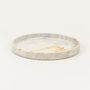 Trays - Large round tray Cassiopée in black stone - L INDOCHINEUR X RIVÊT
