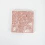Glass - Sample of pink marble (shiny finish) from Hoa Binh - L INDOCHINEUR X RIVÊT
