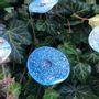 Garden accessories - Small Glass Flower For Outside In tr.-turquoise- white - CARNEOL GLASS