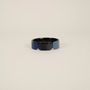 Bracelets - Totem bracelet 20 in black horn and Blue lacquer size S - L INDOCHINEUR X RIVÊT