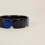 Bracelets - Totem bracelet 20 in black horn and Blue lacquer size S - L INDOCHINEUR X RIVÊT