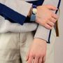 Bracelets - Totem bracelet 20 in black horn and Blue lacquer size S - L INDOCHINEUR X RIVÊT