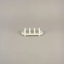Kitchen utensils - Tacos holder A in white cloudy marble - L INDOCHINEUR X RIVÊT
