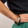 Bracelets - Wooden round bracelet, black and gold lacquer, size S - L INDOCHINEUR X RIVÊT