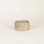 Caskets and boxes - Medium wide round pot in grey marble dia. 10cm H4cm - L INDOCHINEUR X RIVÊT