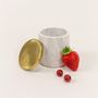 Caskets and boxes - Pluto pillbox in brass and black stone - L INDOCHINEUR X RIVÊT