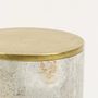 Caskets and boxes - Saturn brass and white cloudy marble box - L INDOCHINEUR X RIVÊT