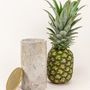 Caskets and boxes - Saturn brass and white cloudy marble box - L INDOCHINEUR X RIVÊT
