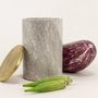 Caskets and boxes - Neptune box in brass and white cloudy marble - L INDOCHINEUR X RIVÊT