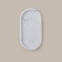 Trays - Oval tray in white cloudy marble - L INDOCHINEUR X RIVÊT