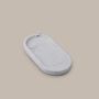 Trays - Oval tray in white cloudy marble - L INDOCHINEUR X RIVÊT