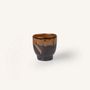 Tea and coffee accessories - Set of 6 cups, Ket Tinh flamed earth enamel - L INDOCHINEUR X RIVÊT