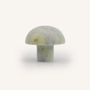Mounting accessories - Half ball coat hook, green natural stone, D - L INDOCHINEUR X RIVÊT