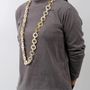 Bijoux - Collier long en corne blonde - L INDOCHINEUR X RIVÊT