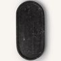 Trays - XL black marble oval tray - L INDOCHINEUR X RIVÊT