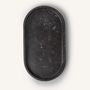 Trays - XL black marble oval tray - L INDOCHINEUR X RIVÊT