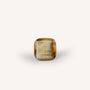 Mounting accessories - Square diamond coat hook, green natural stone, K - L INDOCHINEUR X RIVÊT