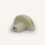 Mounting accessories - Quarter ball coat hook, black natural stone, E - L INDOCHINEUR X RIVÊT