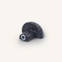 Mounting accessories - Quarter ball coat hook, black natural stone, E - L INDOCHINEUR X RIVÊT