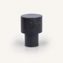 Mounting accessories - Tube coat hook, black natural stone, G - L INDOCHINEUR X RIVÊT