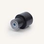 Mounting accessories - Tube coat hook, black natural stone, G - L INDOCHINEUR X RIVÊT