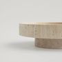 Plats et saladiers - 'CYCLO' TRAVERTINE BOWL - KIWANO CONCEPT