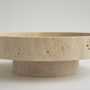 Plats et saladiers - 'CYCLO' TRAVERTINE BOWL - KIWANO CONCEPT