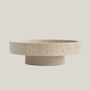 Plats et saladiers - 'CYCLO' TRAVERTINE BOWL - KIWANO CONCEPT