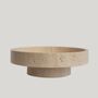 Plats et saladiers - 'CYCLO' TRAVERTINE BOWL - KIWANO CONCEPT