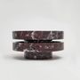 Platter and bowls - ‘CYCLO’ ROSSO LEVANTO MARBLE BOWL - KIWANO CONCEPT