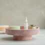 Plats et saladiers - 'CYCLO' PINK MARBLE BOWL - KIWANO CONCEPT