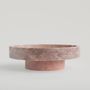 Plats et saladiers - 'CYCLO' PINK MARBLE BOWL - KIWANO CONCEPT