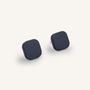 Bijoux - Boucles d'oreilles en corne et laque Eau Bleu - L INDOCHINEUR X RIVÊT
