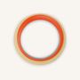 Bracelets - Tu Vi bracelet in horn and 3-color lacquer, fire, earth and water, size S - L INDOCHINEUR X RIVÊT
