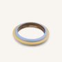 Bracelets - Tu Vi bracelet in horn and 3-color lacquer, fire, earth and water, size S - L INDOCHINEUR X RIVÊT