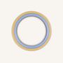 Bracelets - Tu Vi bracelet in horn and 3-color lacquer, fire, earth and water, size S - L INDOCHINEUR X RIVÊT